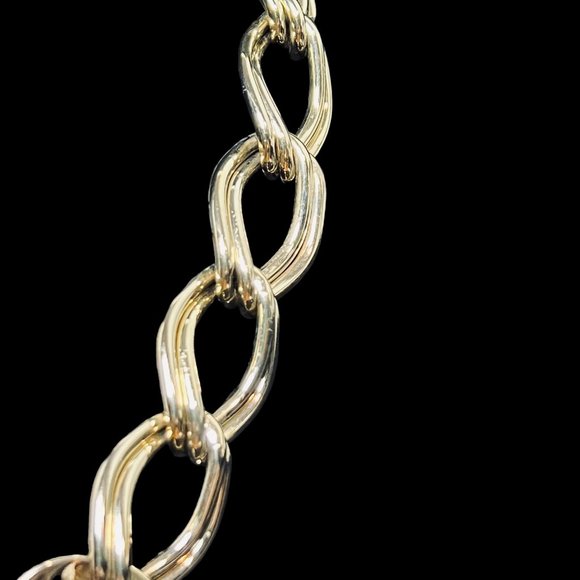 Vintage Gold Tone Chunky Chain Necklace (5104) - Picture 4 of 6